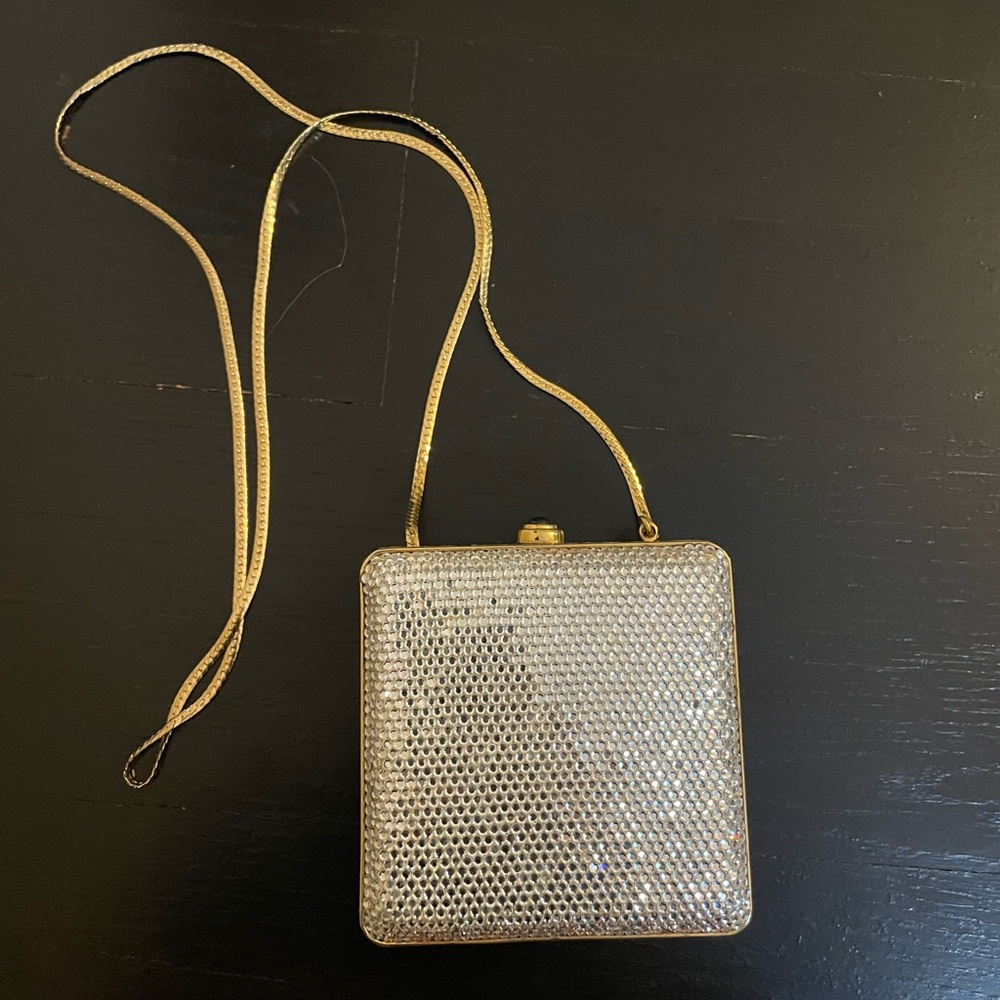 Judith Leiber evening crystal clutch